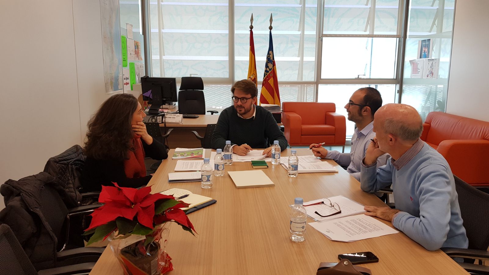 Reunión con la Generalitat Valenciana