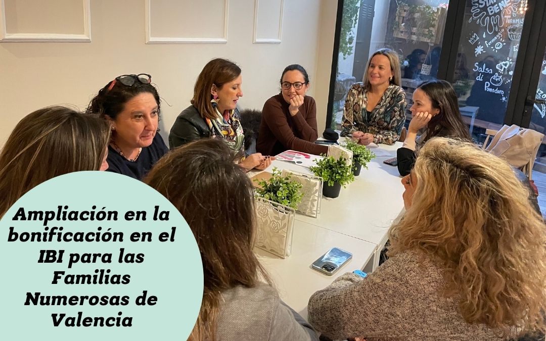 El Ayuntamiento de Valencia prevé ampliar la bonificación del IBI a las familias numerosas a partir de enero